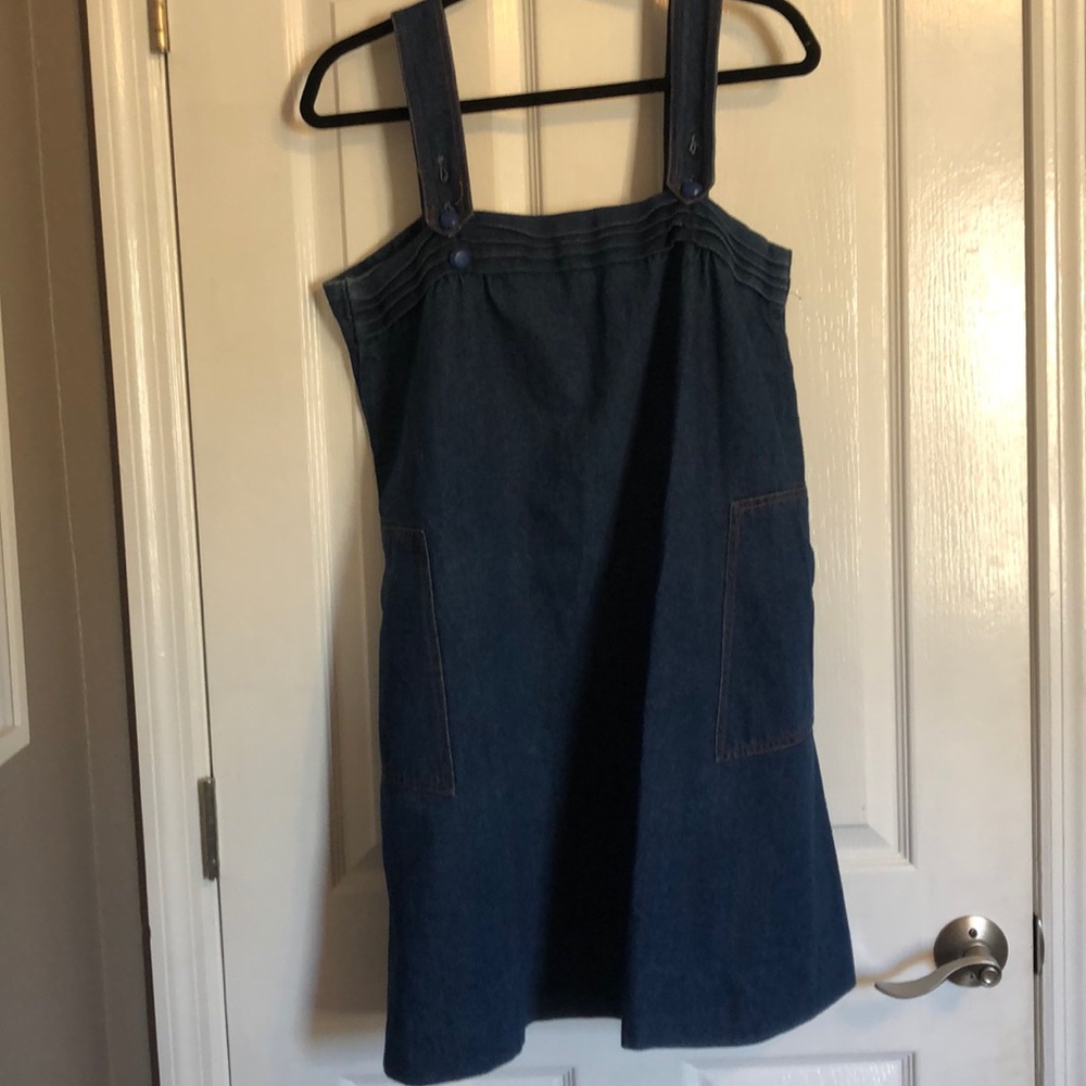 1970s Vintage Pinafore dress